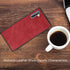 SALAWAT Slim PU Leather Vintage Case for Galaxy Note 10, Shockproof Cover, Lightweight Premium Soft TPU Bumper