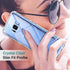 KIOMY Clear Case for Samsung Galaxy S8, Shockproof Bumper Protective Back Cover with Airbags Corners, Glitter.
