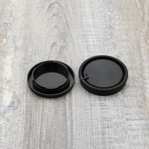SING F LTD 3 Sets Plastic Body Cap and Rear Lens Cap 64.5 x 19.2mm for Sony A100 A200 A230 A290, Minolta AF