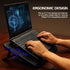 ENHANCE Cryogen Gaming Laptop Cooling Pad - Adjustable Stand for up to 17 inch Computer with 5 Quiet Fans