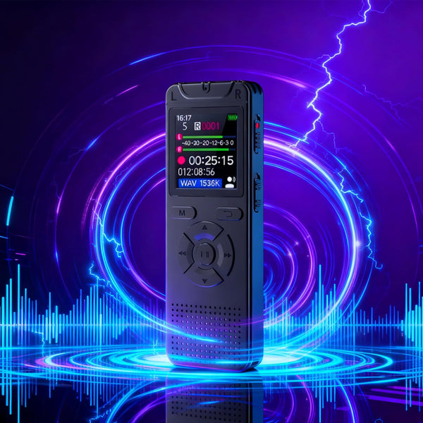 Metyoxmmx Digital Voice Recorder - Affordable & Easy to Use, One-Click, Voice Activated