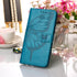 iPhone SE 2022/SE 2020 Case, 6/6S/7/8 Wallet Case | Butterfly Floral Embossed Leather Protective Flip Cover with Card