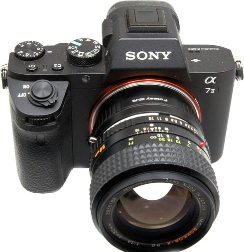 Fotasy Minolta MD MC Rokkor Lens to E Mount Adapter, Compatible with Sony a7 Series, Alpha 1, ZV-E10