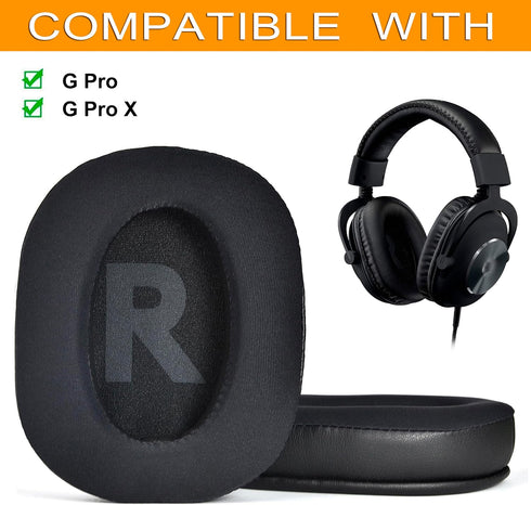 Cooling Gel Earpads Replacement Cover Cushions Compatible with Logitech G Pro/G Pro X Gaming Headphones,High-Density Noise Isolation Foam