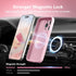 Chalk Pink iPhone 14 Pro Case, Silicone Shockproof, MagSafe Compatible, Full Camera Protection & 2 Screen Protectors.