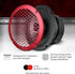 DS18 PRO-GRILL6MS/BK 6.5" Slim Metal Mesh Speaker Grill - Universal Fit Protective Cover for 6.5 Inch Speakers