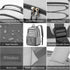 School Backpack for Teens Girls, Aesthetic College Large Bookbag for Women Students, 15.6 Inch Laptop Bag (Dark Grey &