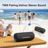 Passau Portable Bluetooth Speakers, 40W Peak Loud Stereo Sound, Deep Bass with Passive Radiators, Adjustable Strap,