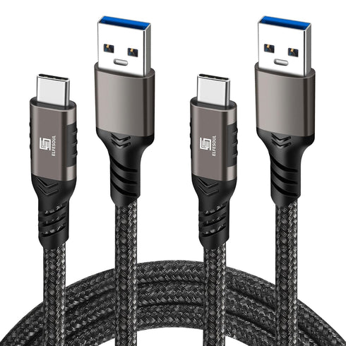 USB C Cable 3.3ft, USB A to USB C 10Gbps Data Charger Cord for Samsung Galaxy S24 S23 S22 S21 S20 S10 S9 S8, iPhone