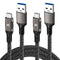 USB C Cable 3.3ft, USB A to USB C 10Gbps Data Charger Cord for Samsung Galaxy S24 S23 S22 S21 S20 S10 S9 S8, iPhone