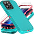 iPhone 13 Pro Max Case, Military Grade 3 in 1 Heavy Duty Shockproof/Dust Proof with 2Pcs Tempered Glass Protector