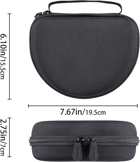 Aenllosi Hard Storage Case for Soundcore H30i Wireless On-Ear Headphones (Black, Case Only)