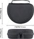 Aenllosi Hard Storage Case for Soundcore H30i Wireless On-Ear Headphones (Black, Case Only)