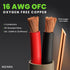 GearIT 16/2 Speaker Wire - 100 Feet 16AWG Gauge, Brown - 2-Conductors/Outdoor Direct Burial in Ground/in Wall / CL3 CL2