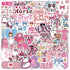 Yugiuue 50PCS Pink Nurse Stickers - Funny Appreciation Gifts Stickers,Nurses Week Gifts for