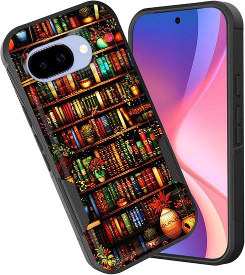 CICPLKSE for Pixel 9a Case,Dual Layer Heavy Duty Hybrid Shockproof Hard PC Soft