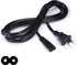 THE CIMPLE CO Figure 8 Power Cord (2 Prong) with Copper Wire Core, Non Polarized for Satellite, CATV, Game Systems, 8