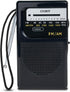 Coby Portable AM/FM Radio, Retro Pocket Radio for Indoor/Outdoor Use, Emergency-Preparedness Essential, 800-Hour