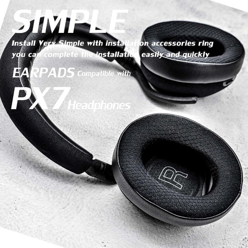 Ear Pads Compatible with PX7 Headphones, NOT FIT PX7 S2 and PX8, Cooling Gel Breathable Mesh
