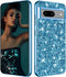 Glitter Case for Google Pixel 8A, Slim Ultra Thin Matte Back Shockproof Protective Cover for 6.1-inch Pixel 8A (Blue)