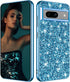 Glitter Case for Google Pixel 8A, Slim Ultra Thin Matte Back Shockproof Protective Cover for 6.1-inch Pixel 8A (Blue)