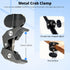 BZE 11.8-15 Inch, Stand1/4" 3/8" Universal Retractable Magic Arm Clamp Webcam & Thread with Phone Mount, Adjustable