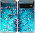 Case for Google Pixel 6, Plum Blossom Flower Leather Flip Wallet Cover with Card Slot and Kickstand