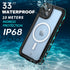BEASTEK iPhone 14 Plus Waterproof Case, TRE Series MagSafe Shockproof Dustproof IP68 Case with Built-in Screen