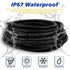 M8 Aviation Sensor Cable 6 Pin,Lonlonty M8 Industrial Sensor Connector Shielded Cable,Field Assembly M8 Connector A Coding Shielded Cable 6.5Ft/2M (6-Pin,Right Angle,Male)