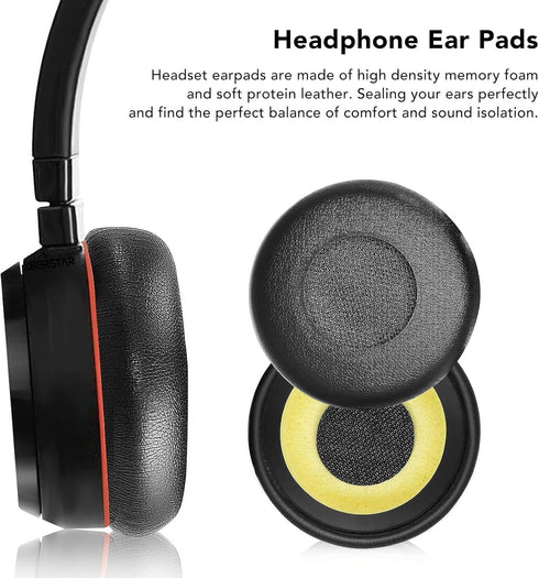 1 Pair Disposable Sponge Covers for Headphone Earphone Headset, 45mm - 1.8 Foam Ear Pad Replacement Cushions