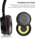 1 Pair Disposable Sponge Covers for Headphone Earphone Headset, 45mm - 1.8 Foam Ear Pad Replacement Cushions