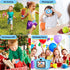 Kids Camera, Upgrade HD Digital Camera for Toddlers, 32GB SD Card & Silicone Cover (Blue)