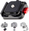 FocusFoto Quick Release Plate Kit, Camera Tripod Mount QR Plate and Rapid Connect