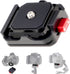 FocusFoto Quick Release Plate Kit, Camera Tripod Mount QR Plate and Rapid Connect