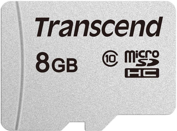 Transcend 8GB microSDHC Micro SD Card C10, Full HD Video Memory Card for