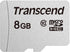 Transcend 8GB microSDHC Micro SD Card C10, Full HD Video Memory Card for