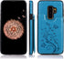 Phone Case for Samsung Galaxy S9 Plus with Tempered Glass Screen Protector, Card Holder Wallet Cover, Stand Flip