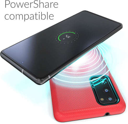 Crave Dual Layer Case for Samsung Galaxy S20 FE, Shockproof Protection for Samsung Galaxy S20 FE & S20 FE 5G - Red