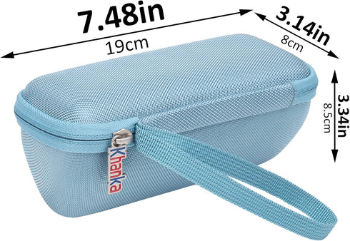 Khanka Hard Travel Case for Sonos Roam 2 / Sonos Roam Portable Smart Bluetooth Speaker, Blue
