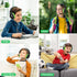 ShinePick Kids Headphones, Over-Ear Gaming Headphones with Microphone and Volume Control for Kids Teens Online School,