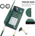 Bocasal Crossbody Wallet Case for iPhone 12 Pro Max, PU Leather Credit Card Holder, Shockproof Detachable Strap, Green