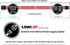 LINKUP 50cm PSU PC Power Extension Cable, Metallic Sleeved Silicone Coated Soft & Flexible for Custom Mod CPU (Gold)