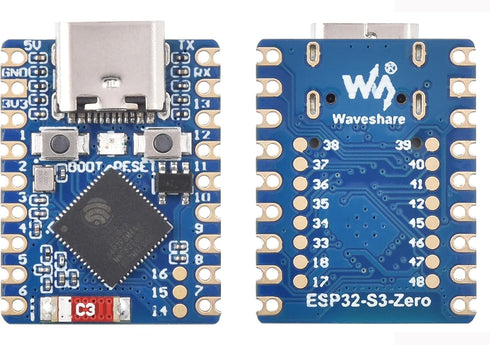 ESP32-S3 Mini Development Board - Dual-Core Processor, 240MHz, 2.4GHz Wi-Fi & Bluetooth 5, 4MB Flash Memory