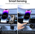 Keledz Wireless Car Phone Charger Holder, Smart Auto-Clamping Fast Charging Car Phone Holder with Atmosphere Lights