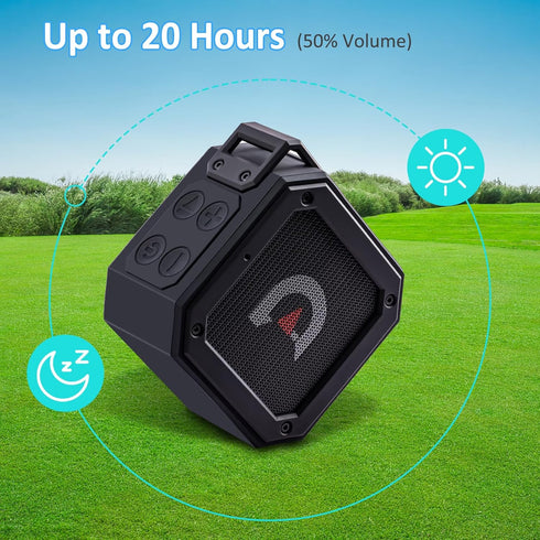 Golf Cart Bluetooth Speaker, Magnetic Portable Wireless Speaker with Loud Stereo Sound, 20 Hours Play