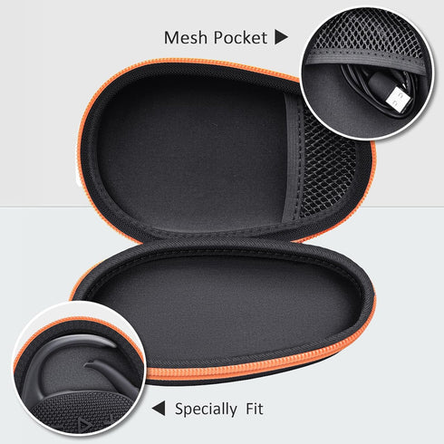 Travel Case Replacement for JBL Clip 5/Clip 4 Bluetooth Speaker, Protective Storage Bag for Charger & USB Cable