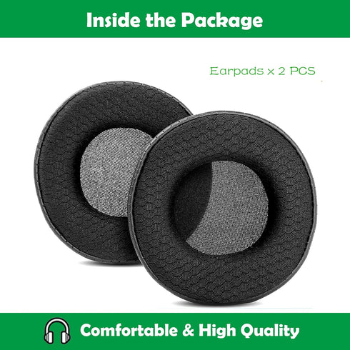 Replacement Earpads Cushions for Superlux HD 681EVO 668B HD681 681B 662 Headphones, Durable Fabric & Memory Foam