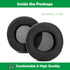 Replacement Earpads Cushions for Superlux HD 681EVO 668B HD681 681B 662 Headphones, Durable Fabric & Memory Foam