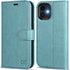 OCASE Wallet Case Compatible with iPhone 12/12 Pro, PU Leather Flip with Card Holders, Mint Green