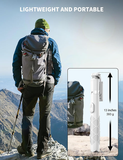 SelfieShow 71" 17/16/15/14/13 Cell Phone Selfie Stick Tripod, Smartphone Tripod Stand with Remote, Extendable Travel